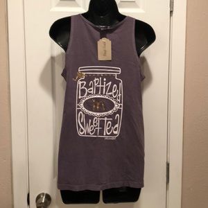 Pink Armadillo tank top